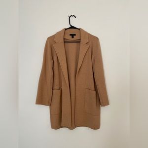J Crew sweater blazer medium tan